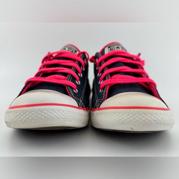 Converse All Star Women's Low Top Canvas Dainty Ox Athletic Navy Sneakers Size 9 - Picture 4 of 12